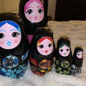 COPY - Rare 2013 Swatch Watches Set Kalinka Malinka Nesting Dolls